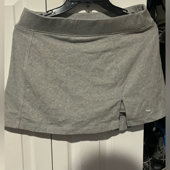 PINK Victoria's Secret Dresses & Skirts - PINK light grey skort with built in phone pocket on shorts underneath!
